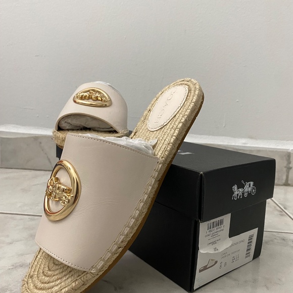 COACH COREY LEATHER ESPADRILLE - Picture 2 of 4